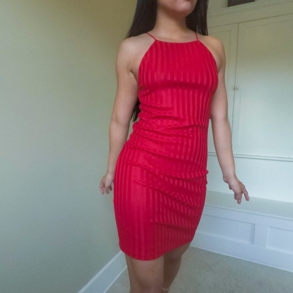 NBD Racer Ribbed Mini Dress - Picture 6 of 6